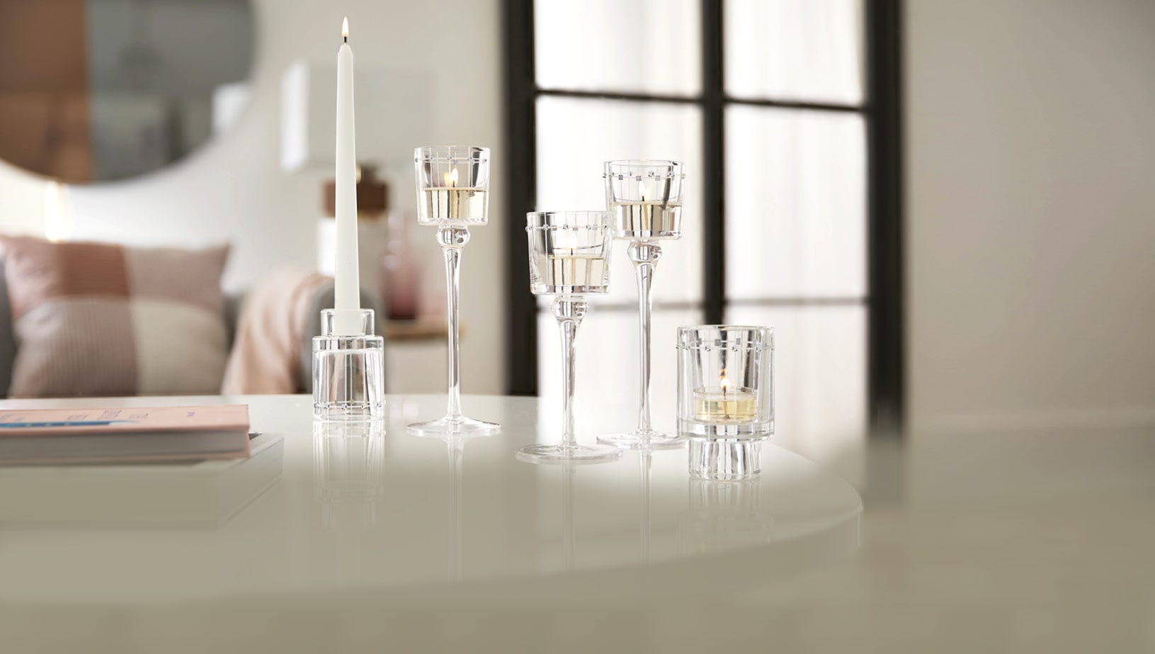 A variety of Simple Elegance Candle Holders